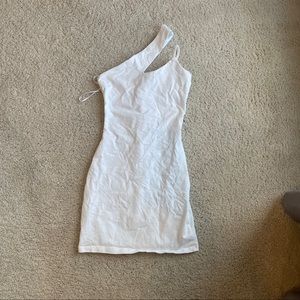 Asymmetrical mini dress from Revolve